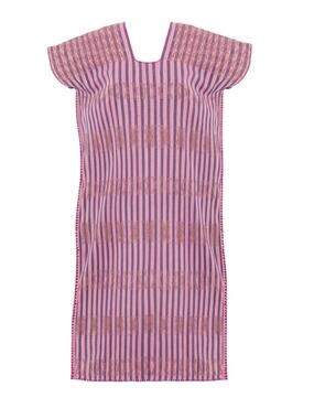Pippa Holt Pink Purple Ochre Stripe Single Panel Kaftan No. 12